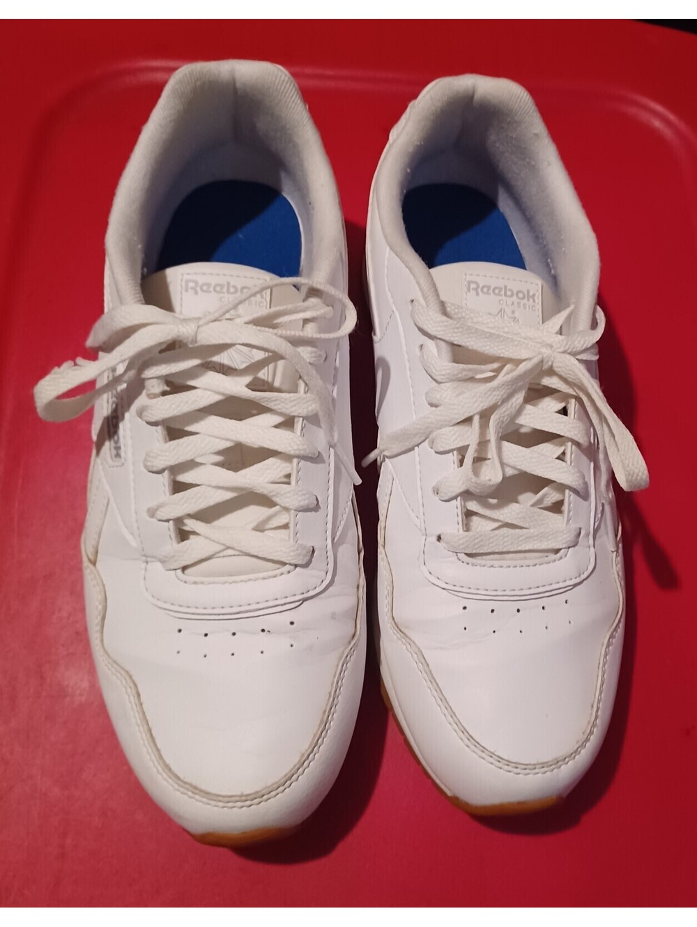 Women's Reebok Classics Solid White Gym Shoes Sneakers